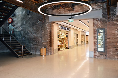 Fast Curing Resin Terrazzo Renews The Rocks Centre