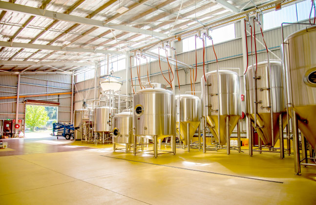 Bright Brewery Toasts New Facility with Antimicrobial Flooring