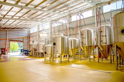 Bright Brewery Toasts New Facility with Antimicrobial Flooring