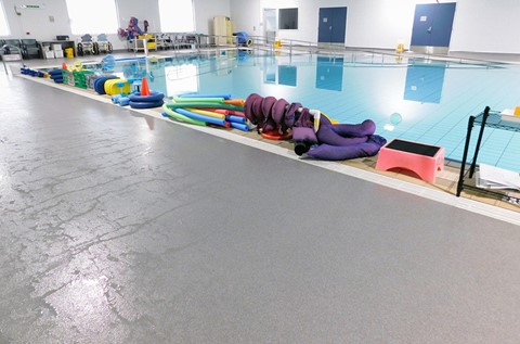 Hydrotherapy Centre Refurbishes with Flowsports Aquatic Floor