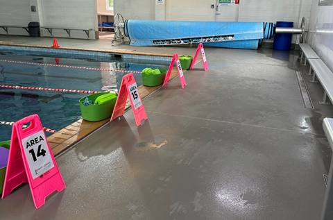 Elevating Poolside Safety and Aesthetics with Flowcrete