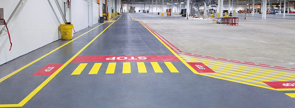 Epoxy Polyurethane Resin Flooring For Industrial Projects