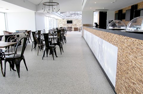 Flowcrete Sparkles at Luxurious Golf Clubhouse